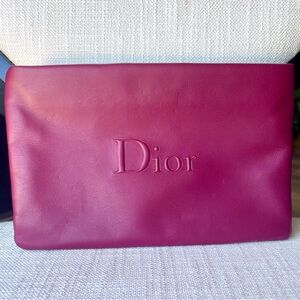 Dior Beauty Makeup Cosmetic Bag Zippered Pouch